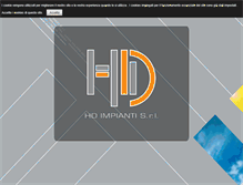 Tablet Screenshot of hdimpianti.com